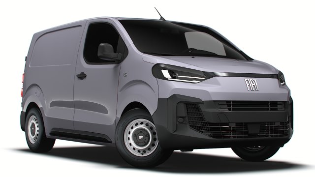 Fiat Scudo Van L1 2024 3D Model .c4d .max .obj .3ds .fbx .stl .blend 