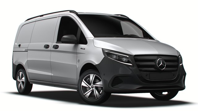 Mercedes Benz eVito Panel Van L1 2024 3D 模型 .c4d .max .obj .3ds .fbx .stl .blend 
