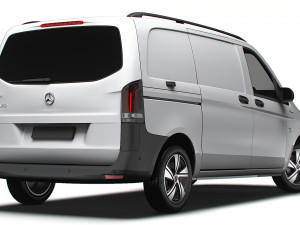 Mercedes Benz eVito Panel Van L1 2024 3D 模型