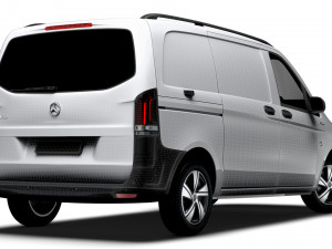 Mercedes Benz eVito Panel Van L1 2024 3D 模型