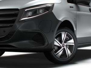 Mercedes Benz eVito Panel Van L3 2024 3D Модель