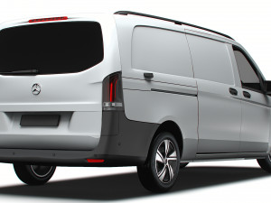 Mercedes Benz eVito Panel Van L3 2024 3D Модель