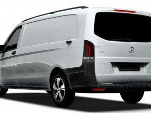 Mercedes Benz eVito Panel Van L3 2024 3D Модель