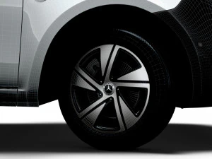 Mercedes Benz eVito Panel Van L3 2024 3D Model