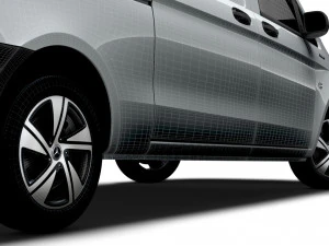 Mercedes Benz eVito Panel Van L3 2024 3D Model