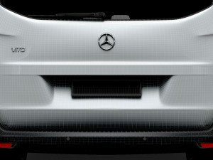 Mercedes Benz eVito Panel Van L3 2024 3D Модель