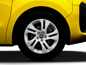 Opel Vivaro Van L3 2024 Model 3D