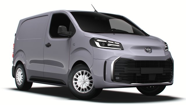 Toyota ProACE Van L1 2024 3D Модель .c4d .max .obj .3ds .fbx .stl .blend 
