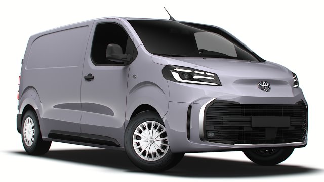 Toyota ProACE Van L2 2024 3D 모델 .c4d .max .obj .3ds .fbx .stl .blend 