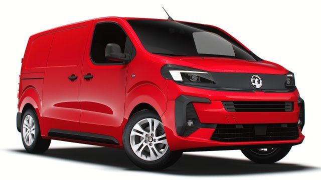 Vauxhall Vivaro Van L2 2024 Model 3D .c4d .max .obj .3ds .fbx .stl .blend 