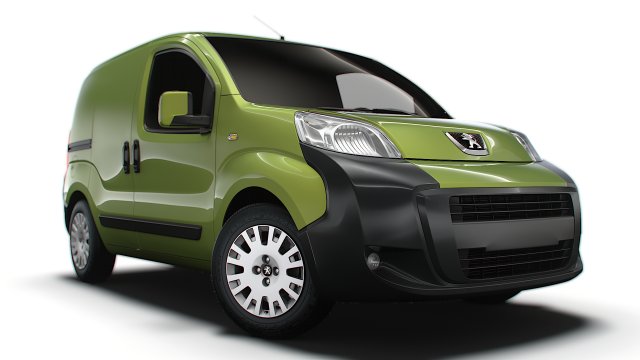 Peugeot Bipper 2017 3Dモデル .c4d .max .obj .3ds .fbx .stl .blend 