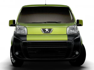 Peugeot Bipper 2017 3D Model
