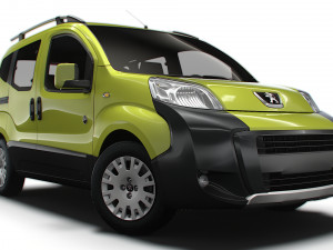 Peugeot Bipper Tepee Outdoor 2017 3D Model