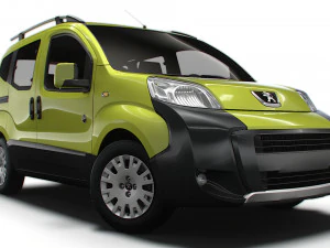 Peugeot Bipper Tepee Outdoor 2017 3D Модель