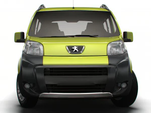 Peugeot Bipper Tepee Outdoor 2017 3D Model