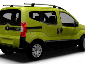 Peugeot Bipper Tepee Outdoor 2017 3D Model