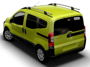 Peugeot Bipper Tepee Outdoor 2017 3D Model
