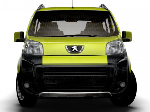 Peugeot Bipper Tepee Luar Ruangan 2017 Model 3D