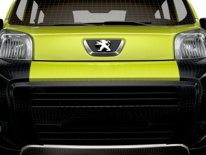 Peugeot Bipper Tepee Luar Ruangan 2017 Model 3D