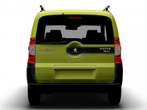 Peugeot Bipper Tepee Outdoor 2017 3D Model