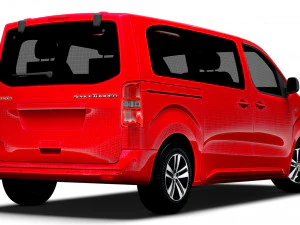 Citroen e SpaceTourer M 2024 3D Model