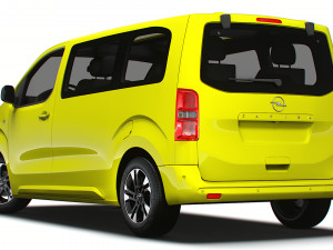 Opel Zafira Life Electric Medium 2024 Modèle 3D