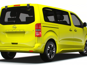 Opel Zafira Life Electric Medium 2024 Modèle 3D