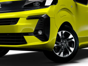 Opel Zafira Life Electric Medium 2024 3D Model