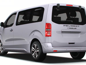 Peugeot e Traveller L2 2024 3D Model
