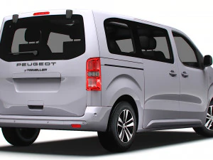 Peugeot e Traveller L2 2024 3D Model