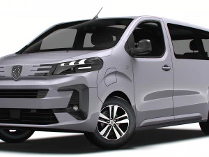 Peugeot e Traveller L2 2024 3D Model