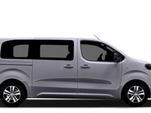 Peugeot e Traveller L2 2024 3D Model