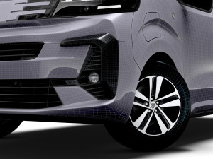 Peugeot e Traveller L2 2024 3Dモデル