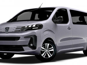 Peugeot e Traveller L2 2024 3D Model