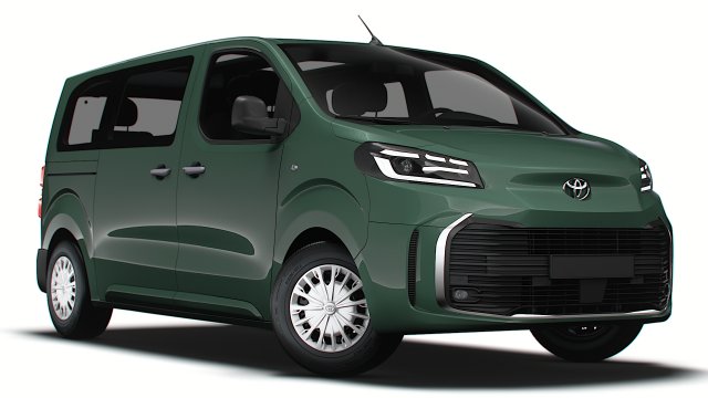 Toyota ProACE Verso Electric 2024 3Dモデル .c4d .max .obj .3ds .fbx .stl .blend 