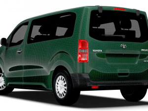 Toyota ProACE Verso El&eacute;trico 2024 Modelo 3D