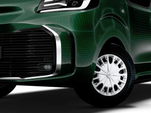 Toyota ProACE Verso El&eacute;trico 2024 Modelo 3D