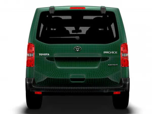 Toyota ProACE Verso El&eacute;trico 2024 Modelo 3D