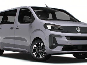 Vauxhall Zafira Life Media Listrik 2024 Model 3D