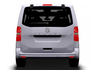 Vauxhall Zafira Life Electric Medium 2024 3D Model