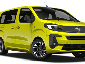 Opel Zafira Life Electric Small 2024 3Dモデル