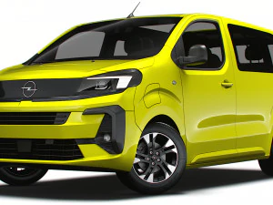 Opel Zafira Life Electric Small 2024 3D Model