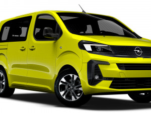 Opel Zafira Life Electric Small 2024 Modèle 3D