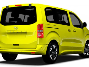Opel Zafira Life Electric Small 2024 3D Model