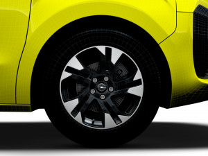 Opel Zafira Life Electric Small 2024 Modèle 3D