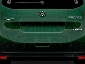 टोयोटा प्रोएसीई वर्सो इलेक्ट्रिक कॉम्पैक्ट 2024 3D मॉडल