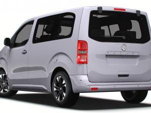 Vauxhall Zafira Life Electric Small 2024 3D Модель