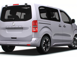 Vauxhall Zafira Life Electric Small 2024 3D Модель