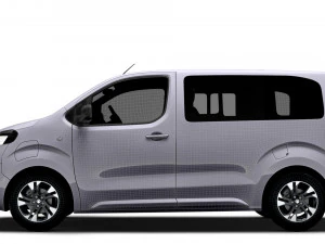 Vauxhall Zafira Life Electric Small 2024 3D Model