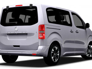 Vauxhall Zafira Life Electric Small 2024 3D Model